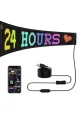 16x96 Led Yazı Paneli 60 Cm Esnek Rgb Işıklı Programlanabilir Ekran