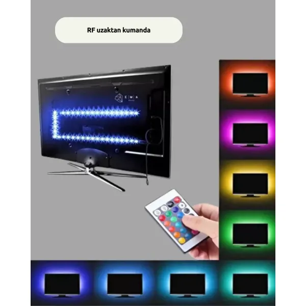 Uzaktan Kumandalı Led Tv Arka Işık Şeridi Yeni Nesil