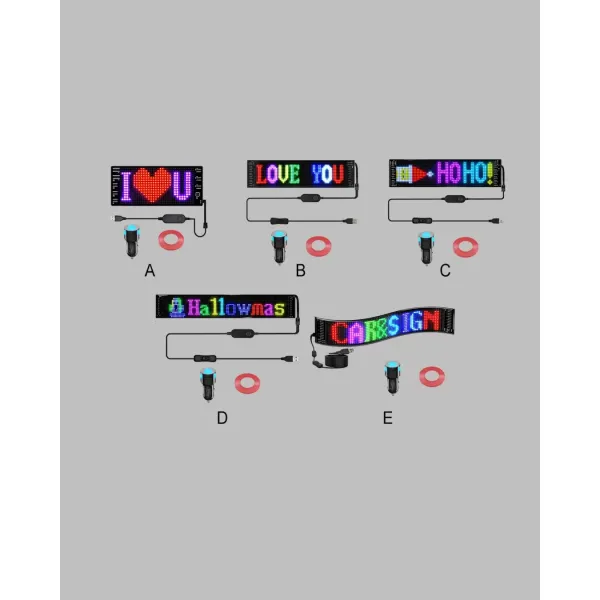 Usb Destekli Led Mağaza Tabelası – Renkli Rgb Kayan Yazı Paneli