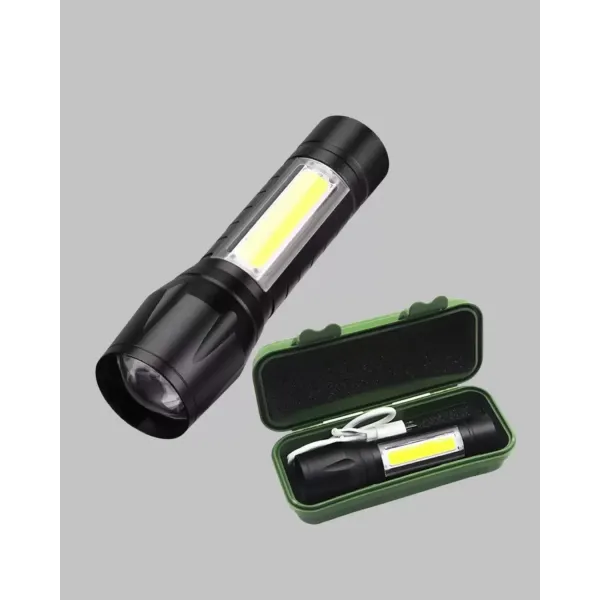 4 Mod Şarjlı Işıldak | Ultra Güçlü Cree Led | Su Geçirmez Alüminyum Gövde