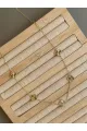 Vc Yonca Kolye - Küçük - 1cm - Altın