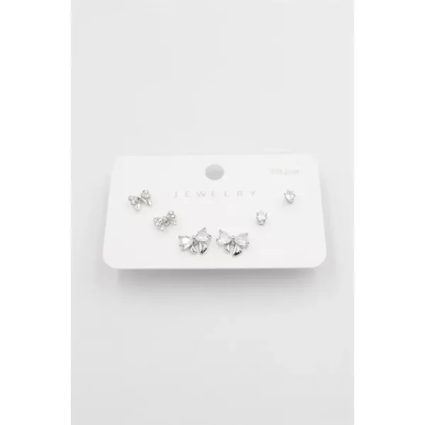 Çoklu Set Küpe - Gümüş