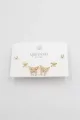 Çoklu Set Küpe - Altın