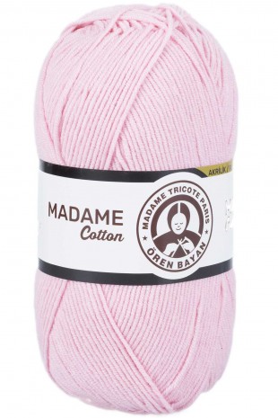 Madame Cotton El Örgü İpi Yünü 100 gr 033 Pembe