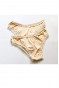 2 Adet Kadın Mikro Bikini Külot İnce Lastik FırFır Kenarlı Yumuşak Doku İç Giyim Ten