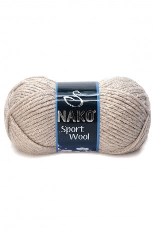 Sport Wool Atkı Bere Ceket Yelek Örgü İpi Yünü No: 2167 Kanvas Beji