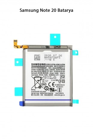 Samsung Note 20 Telefonlarla Uyumlu Batarya 4300 mAh