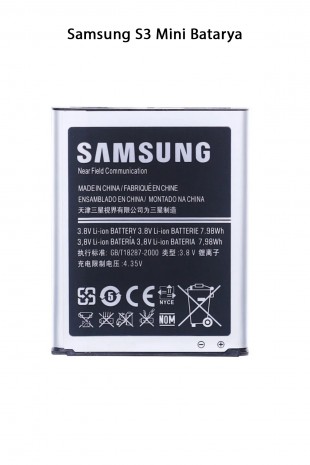 Samsung S3 Mini Telefonlarla Uyumlu Batarya 1500 mAh