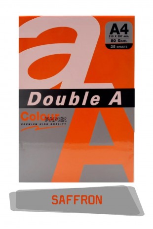 Double A Renkli Fotokopi Kağıdı 25 Li A4 80 Gr Saffron