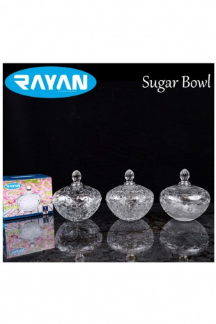Rayan Sugar Bowl Şekerlik Güneş - Yıldız - Gül