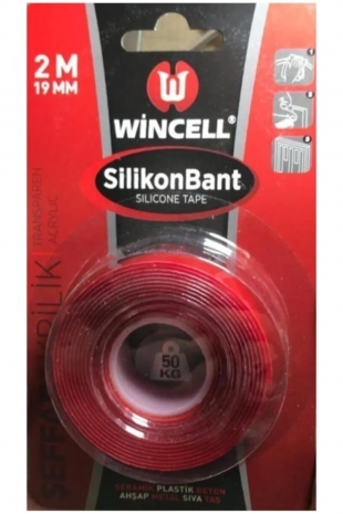 Silikon Çift Taraflı Bant 19mm x 2 Mt Royaleks-CK-4039