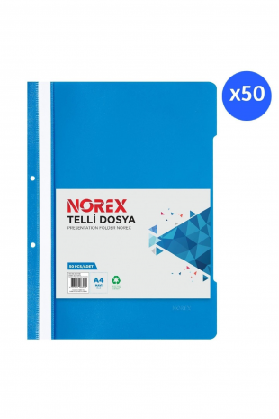 Norex Telli Dosya Mavi 50'li Royaleks-DER.UL50T-130