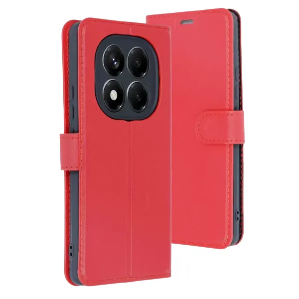 Xiaomi Redmi Note 15 Pro 5g Trend S Plus Kapaklı Kılıf - Kırmızı
